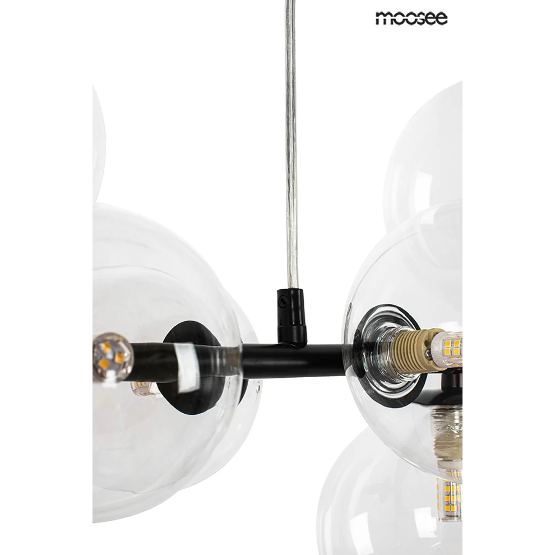 MOOSEE lampa wisząca ALURE LINE 90 czarna — zdjęcie 6