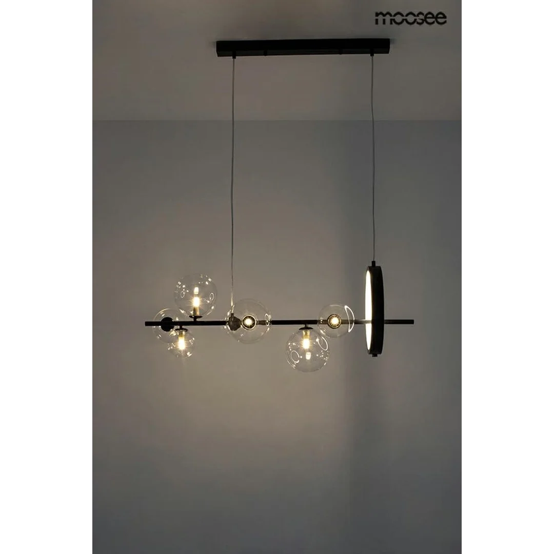 MOOSEE lampa wisząca ALURE LINE 90 czarna — zdjęcie 9