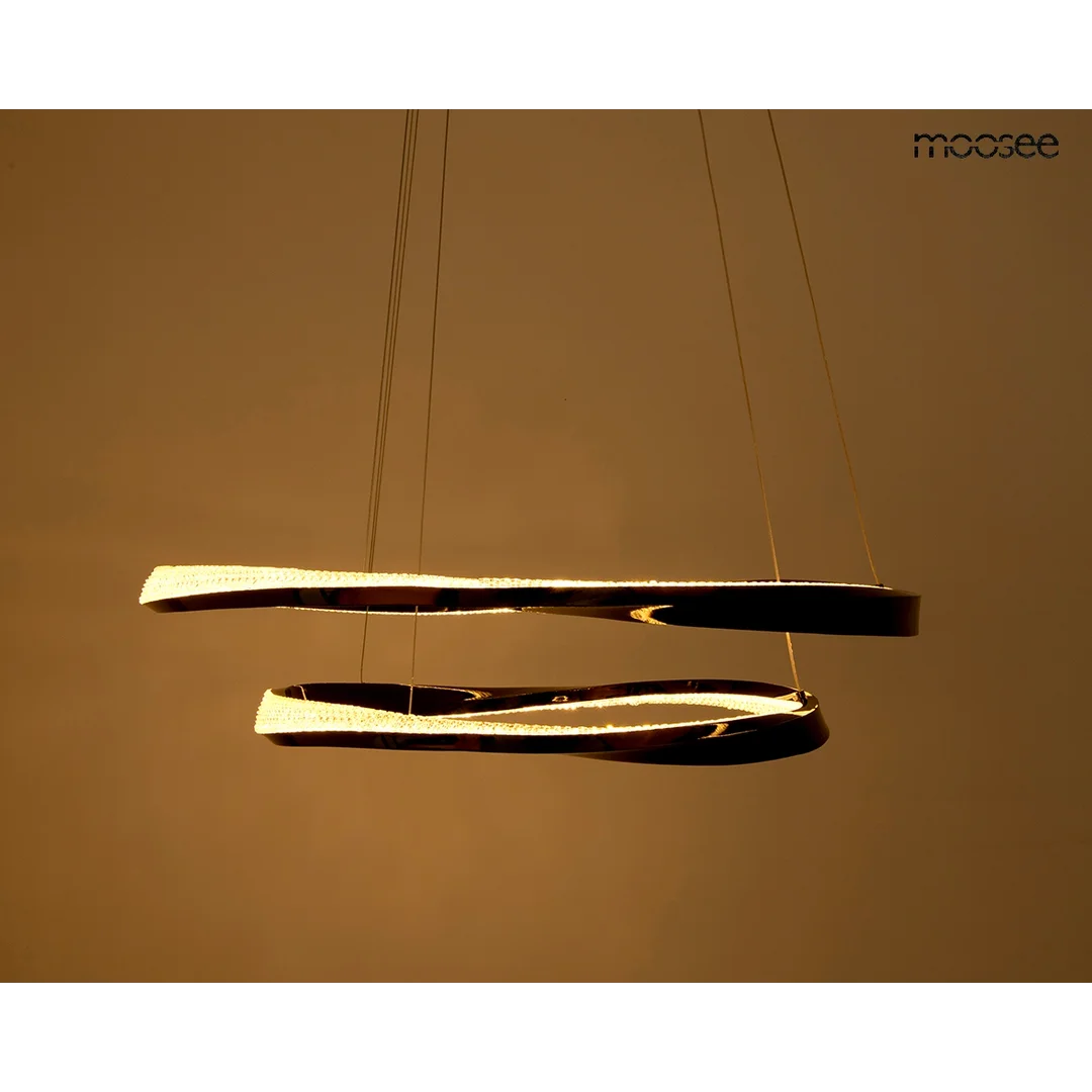 MOOSEE lampa wisząca ANILLO 2 czarny chrom — zdjęcie 2