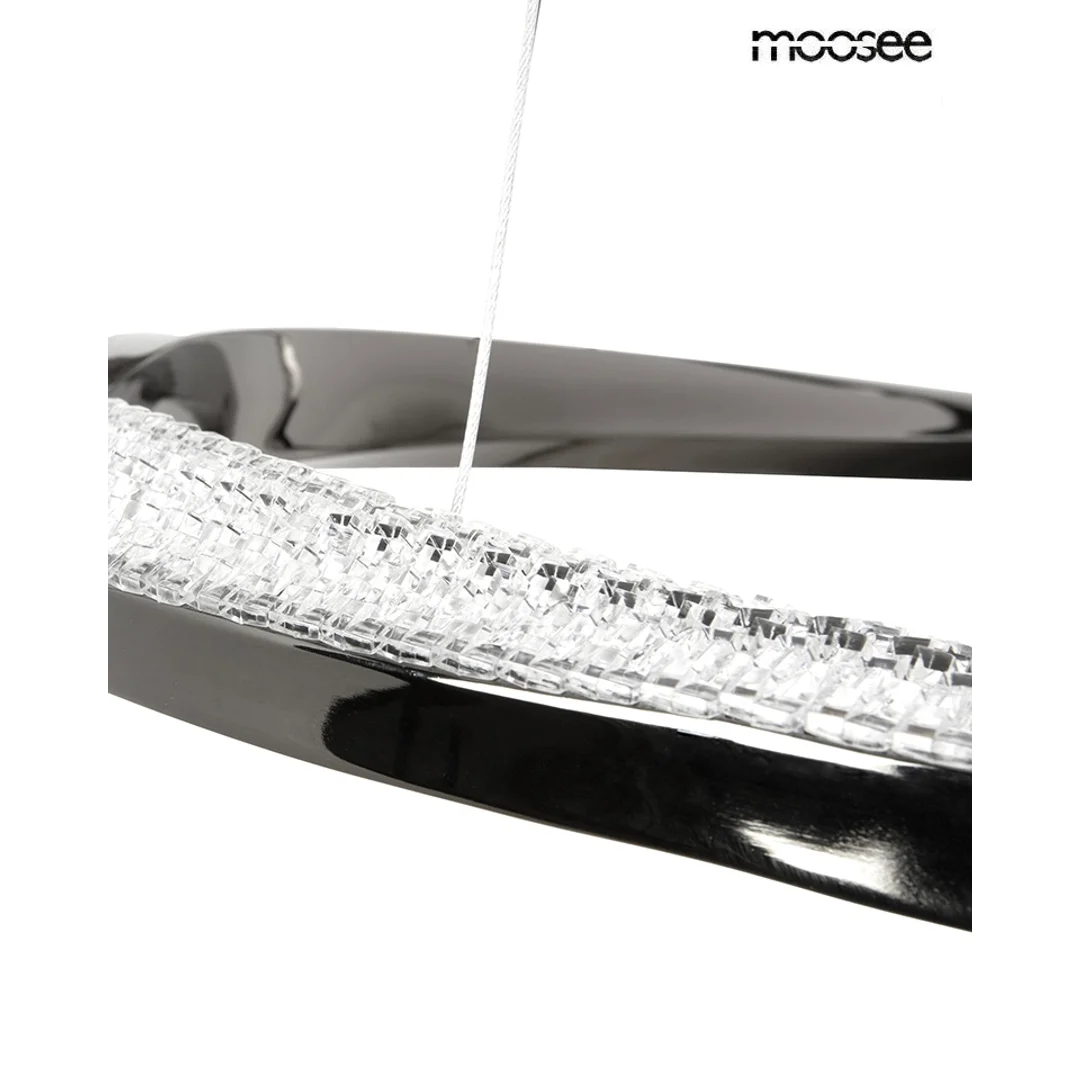 MOOSEE lampa wisząca ANILLO 2 czarny chrom — zdjęcie 4