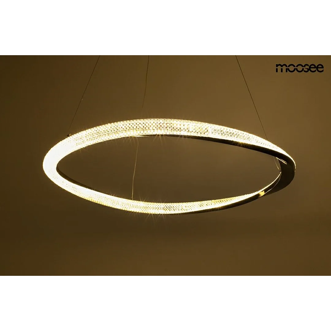 MOOSEE lampa wisząca ANILLO 80 czarny chrom — zdjęcie 6