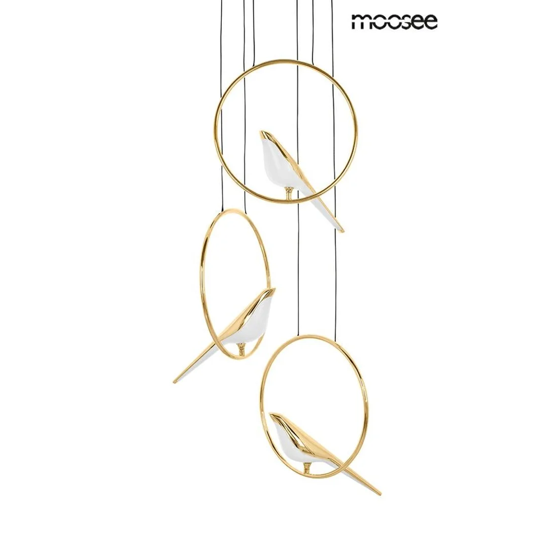 MOOSEE lampa wisząca BIRD DISC złota — zdjęcie 2