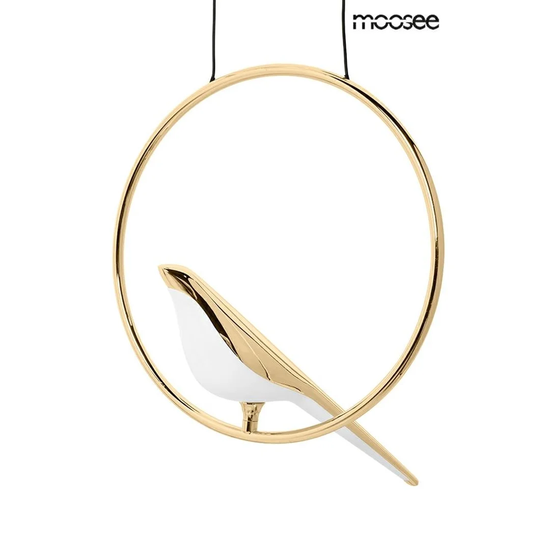 MOOSEE lampa wisząca BIRD DISC złota — zdjęcie 3