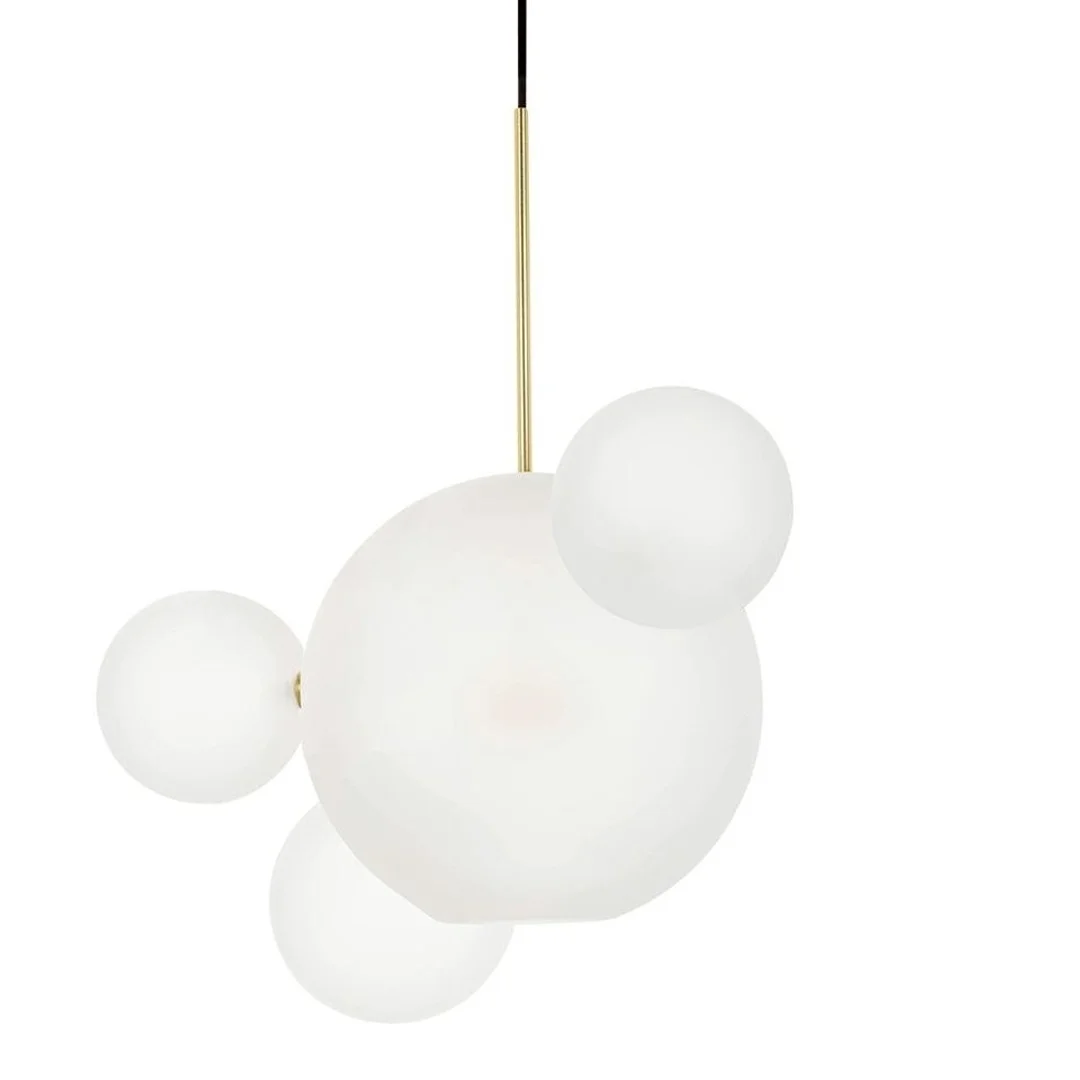 MOOSEE lampa wisząca CAPRI LINE 3 złota / biała — zdjęcie 3