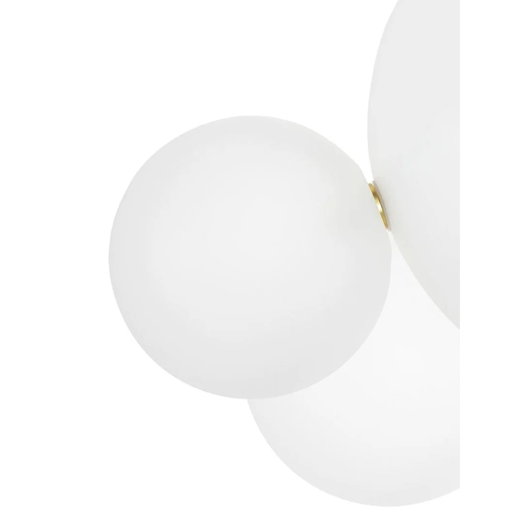 MOOSEE lampa wisząca CAPRI LINE 3 złota / biała — zdjęcie 4