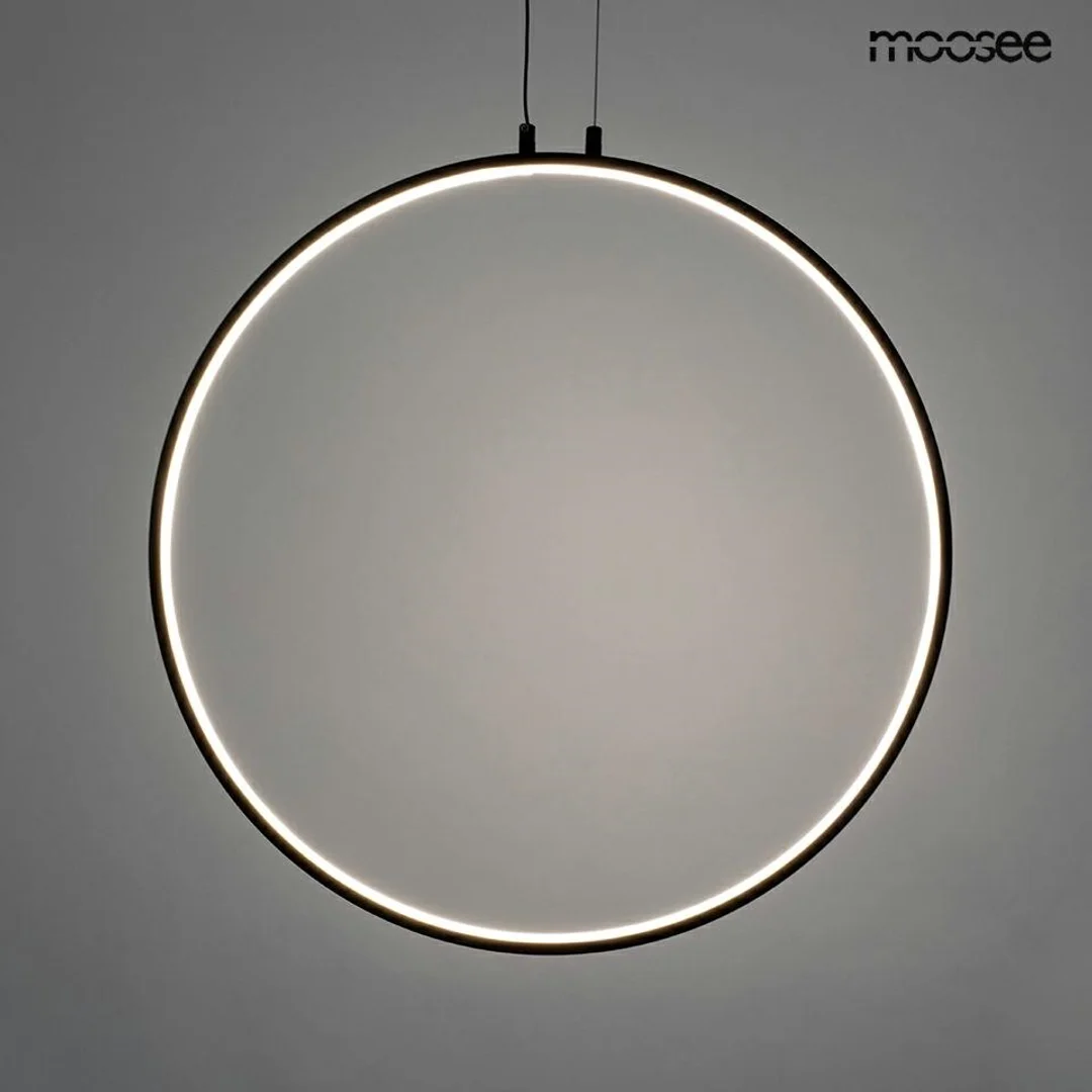 MOOSEE lampa wisząca CIRCULO 80 czarna — zdjęcie 3