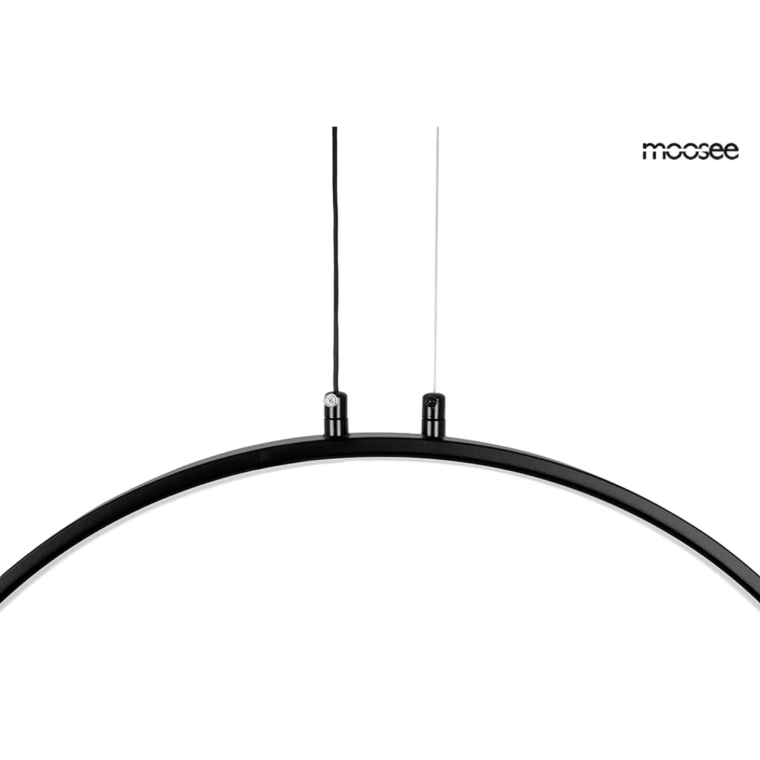 MOOSEE lampa wisząca CIRCULO 80 czarna — zdjęcie 4