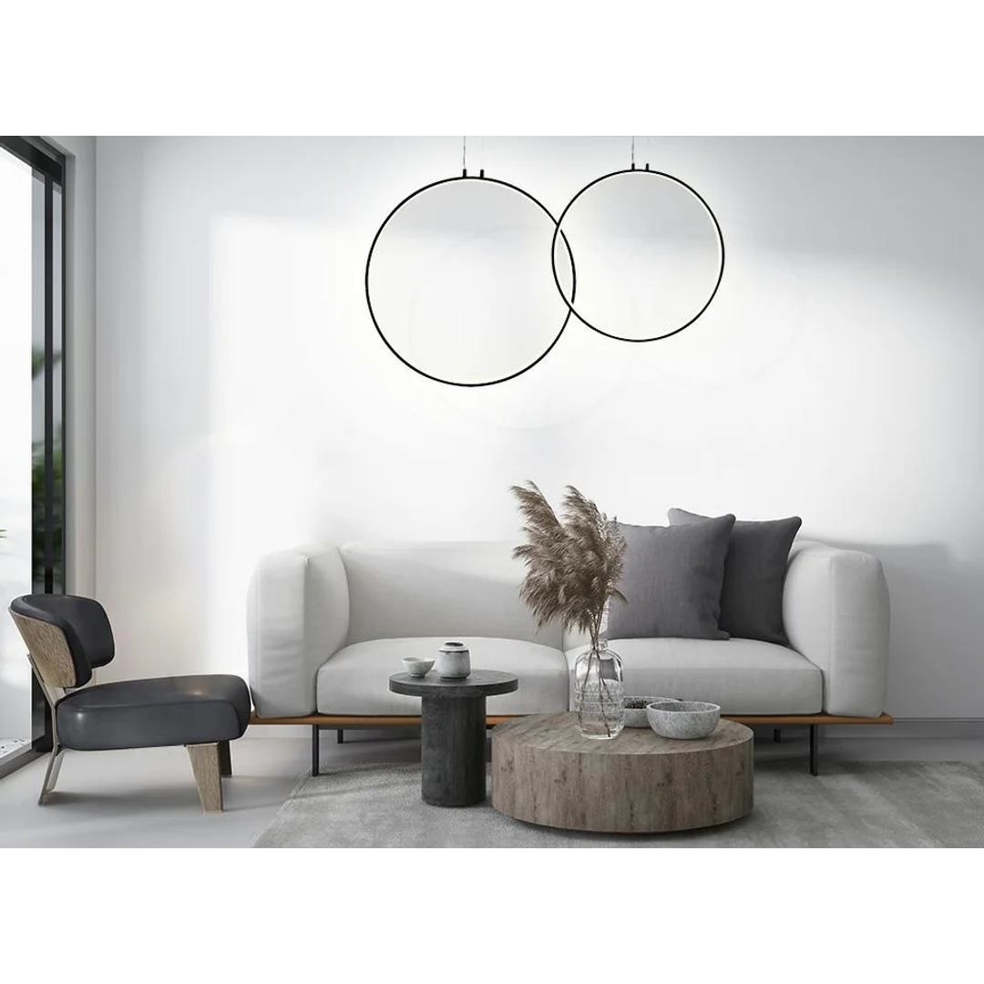 MOOSEE lampa wisząca CIRCULO 80 czarna — zdjęcie 7