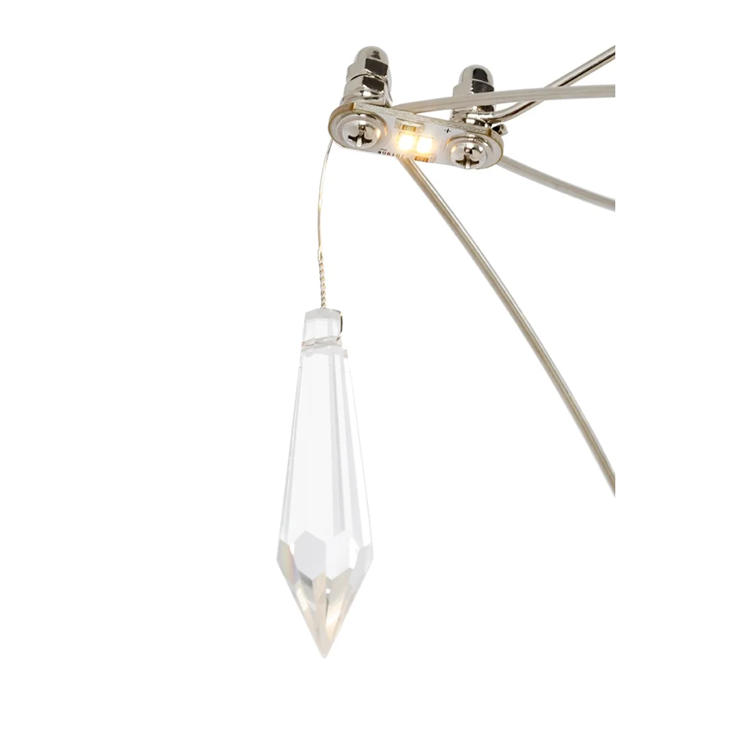 MOOSEE lampa wisząca CONSTELATION 100 - LED, stal szczotkowana — zdjęcie 2