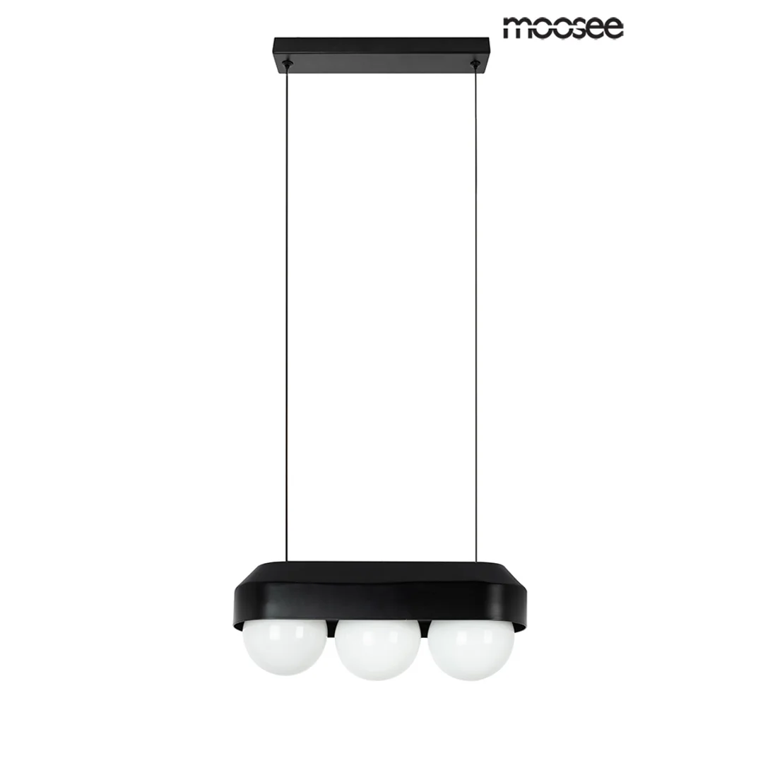 MOOSEE lampa wisząca DROPS 3 czarna — zdjęcie 2
