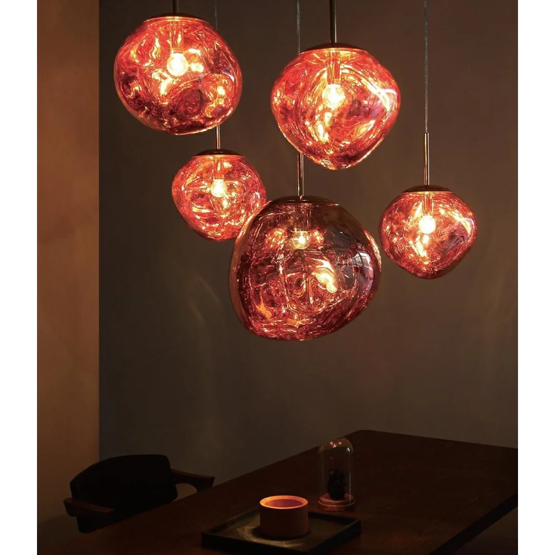 MOOSEE lampa wisząca FUSION 30 miedziana - akryl — zdjęcie 11