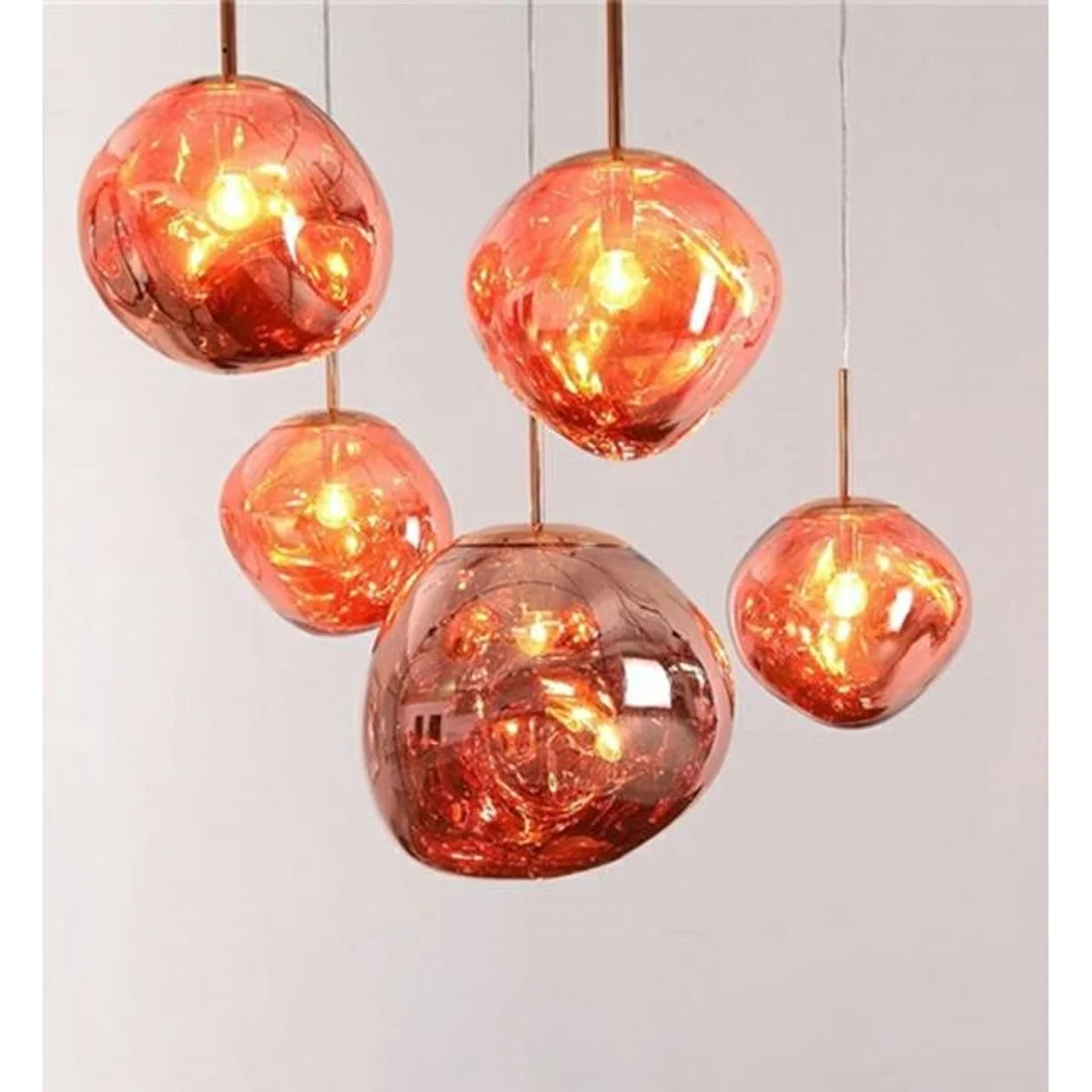 MOOSEE lampa wisząca FUSION 30 miedziana - akryl — zdjęcie 10