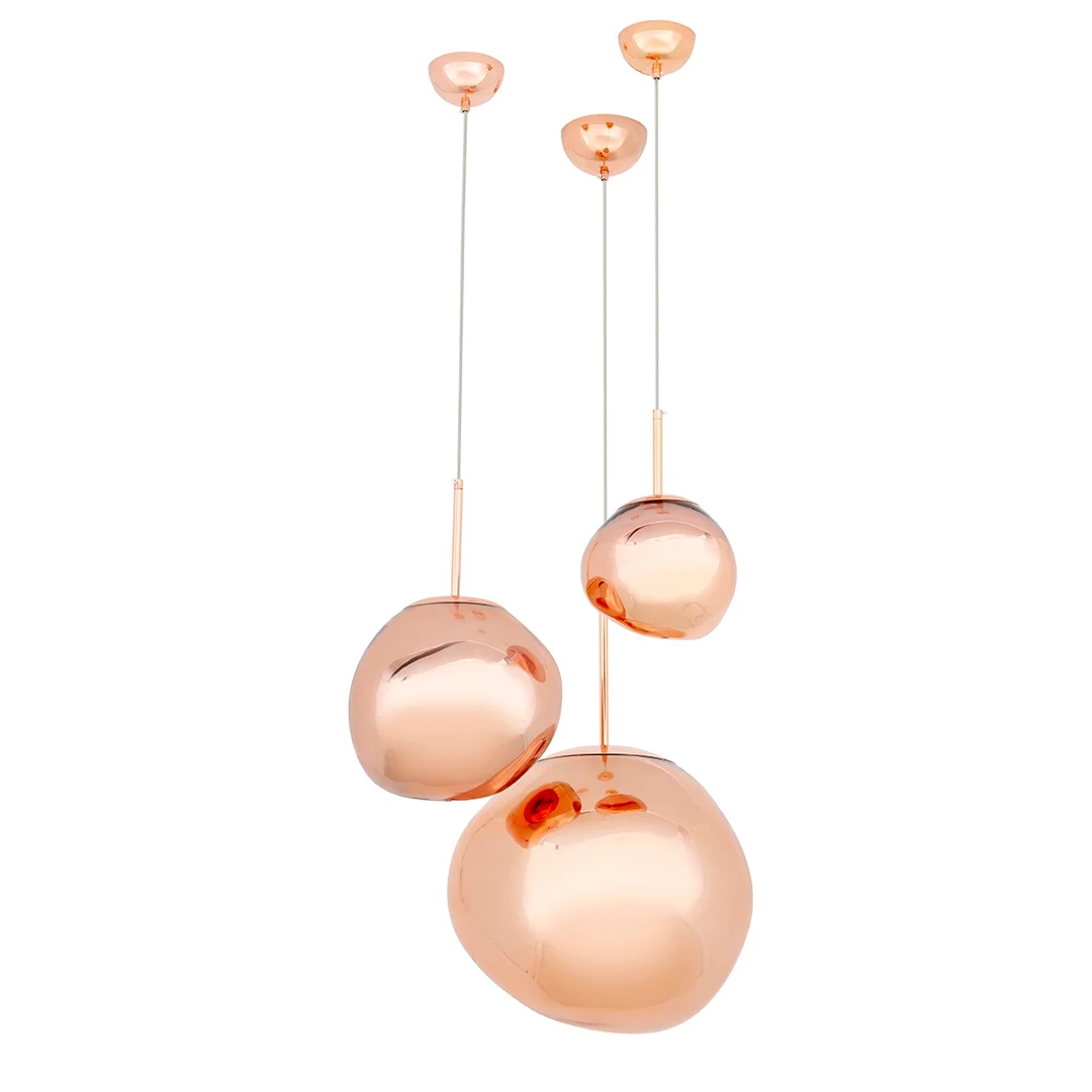 MOOSEE lampa wisząca FUSION 40 miedziana - akryl — zdjęcie 4