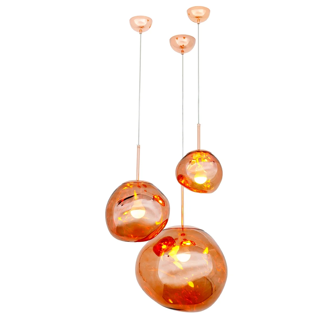 MOOSEE lampa wisząca FUSION 40 miedziana - akryl — zdjęcie 5