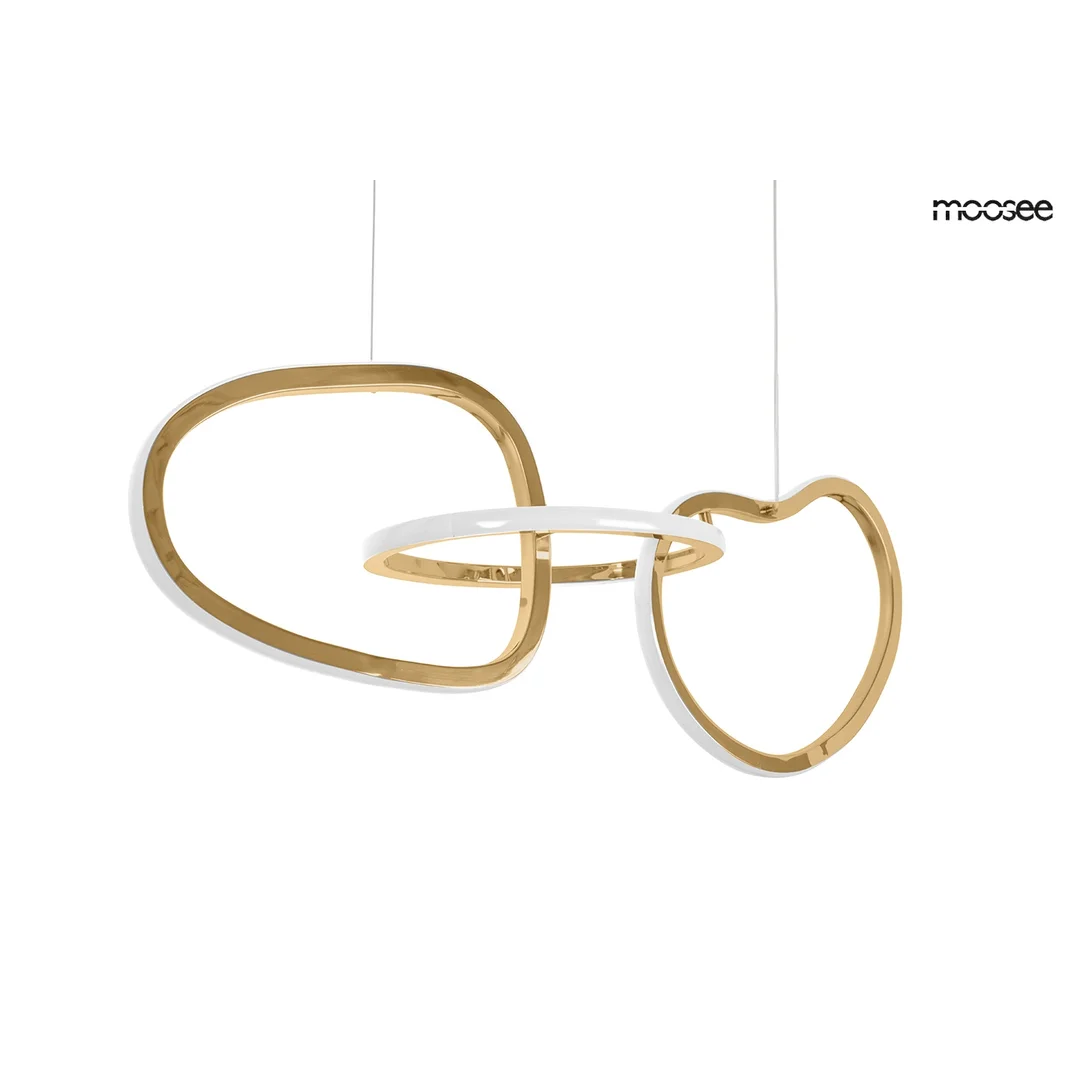 MOOSEE lampa wisząca JAZZ 3 złota — zdjęcie 4