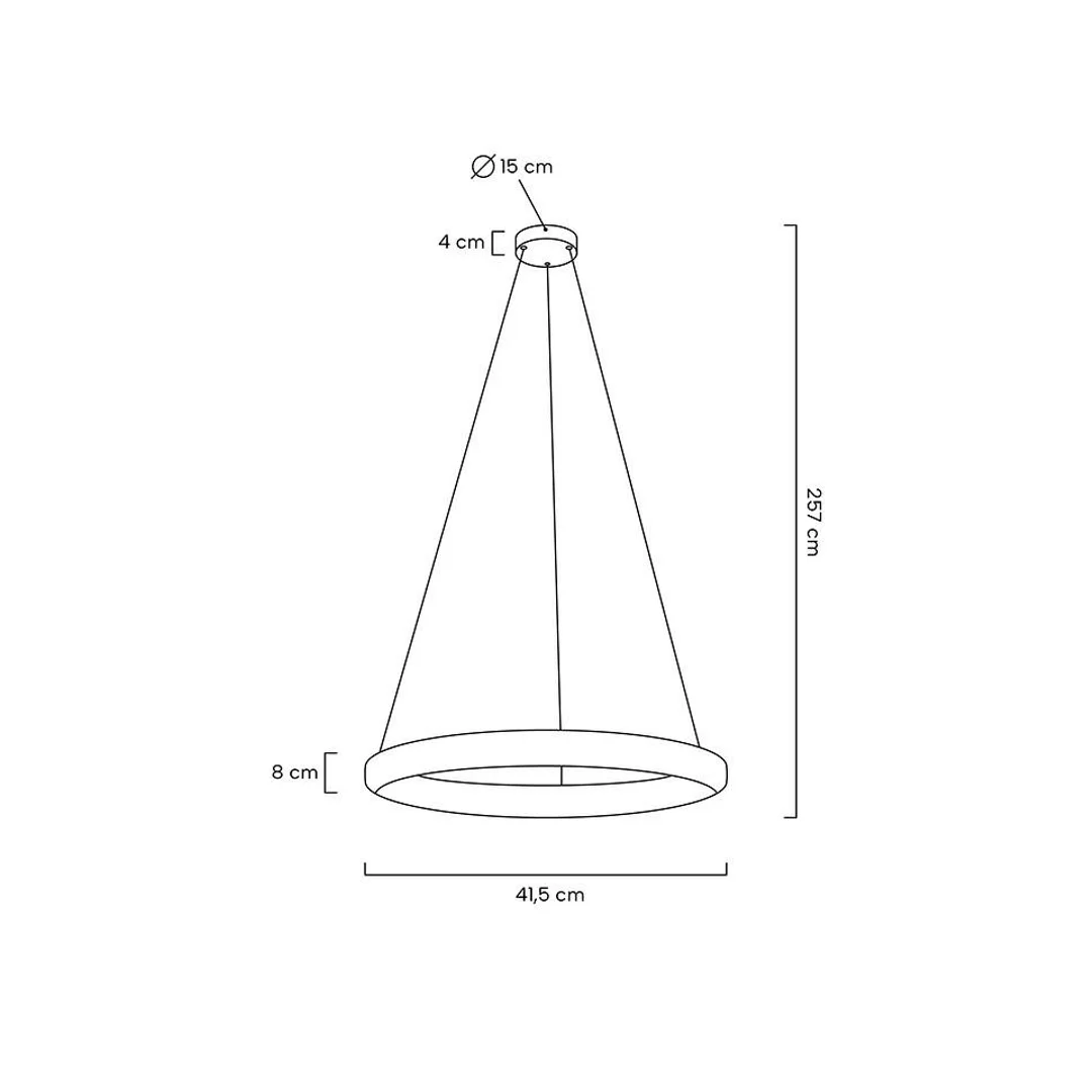MOOSEE lampa wisząca LIBERTY 40 złota — zdjęcie 10