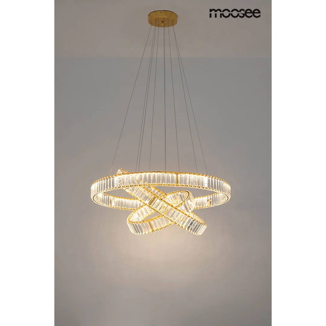 MOOSEE lampa wisząca LIBERTY TRIPLES złota — zdjęcie 12