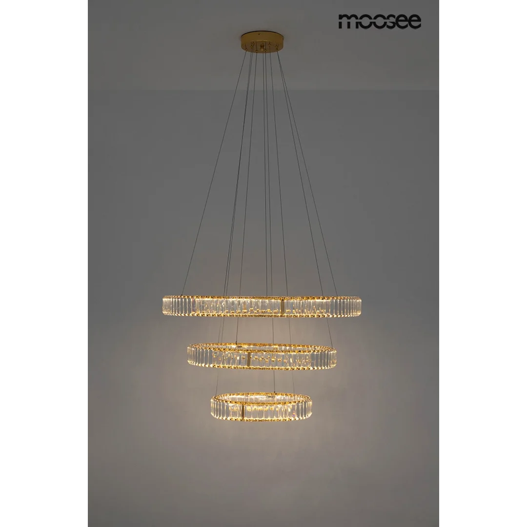 MOOSEE lampa wisząca LIBERTY TRIPLES złota — zdjęcie 13