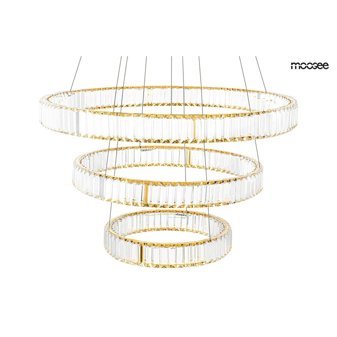 MOOSEE lampa wisząca LIBERTY TRIPLES złota — zdjęcie 3