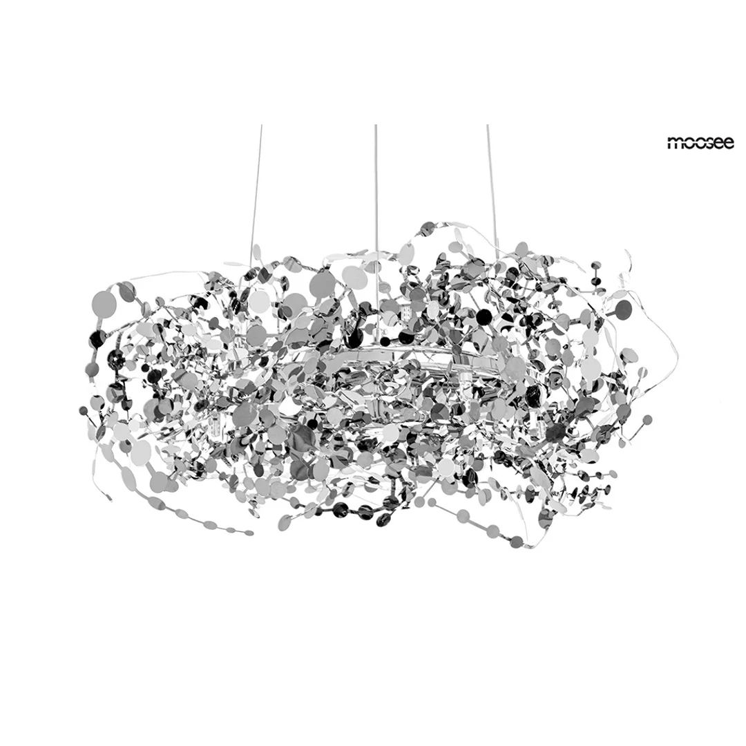 MOOSEE lampa wisząca MONETE 60 chrom — zdjęcie 2