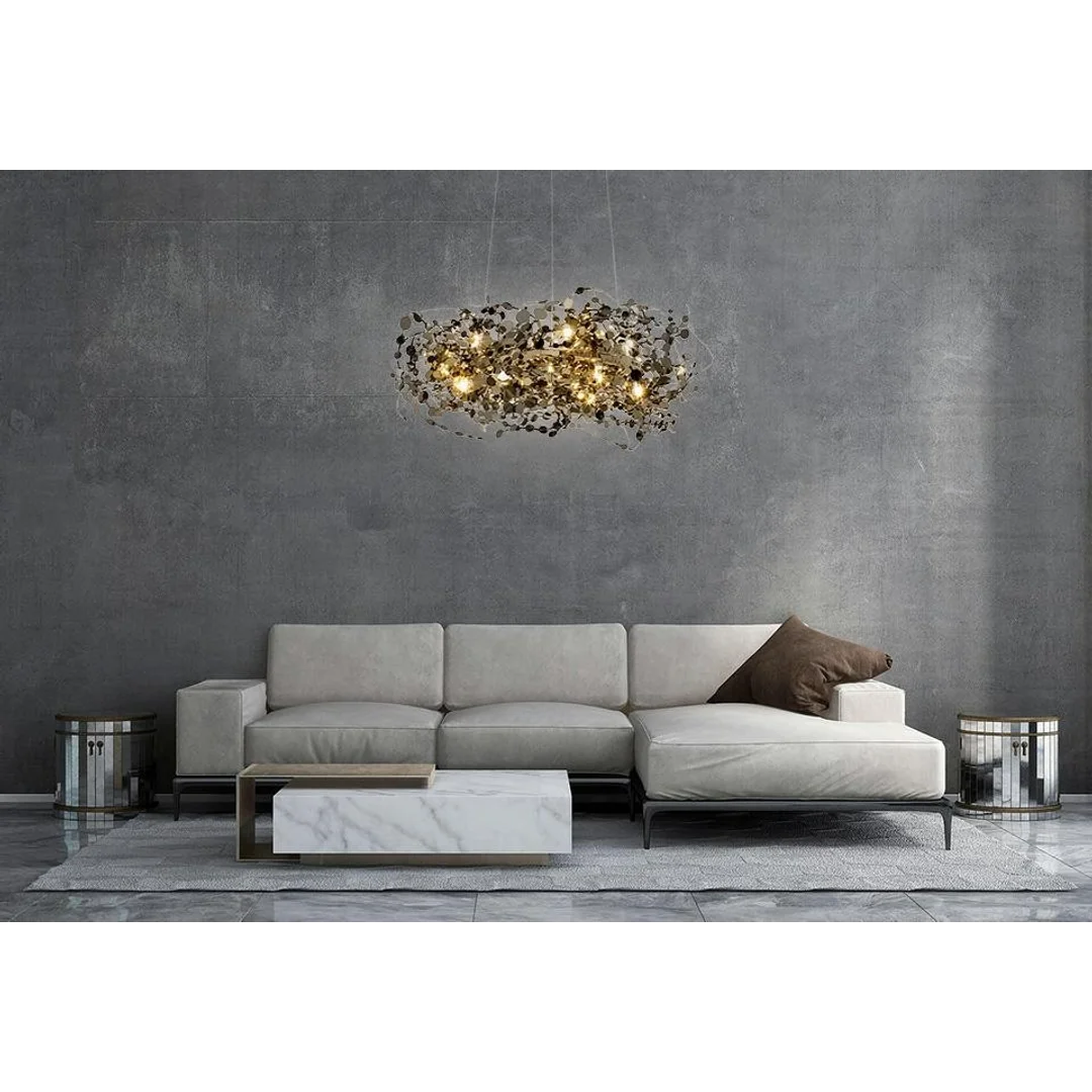 MOOSEE lampa wisząca MONETE 60 chrom — zdjęcie 9