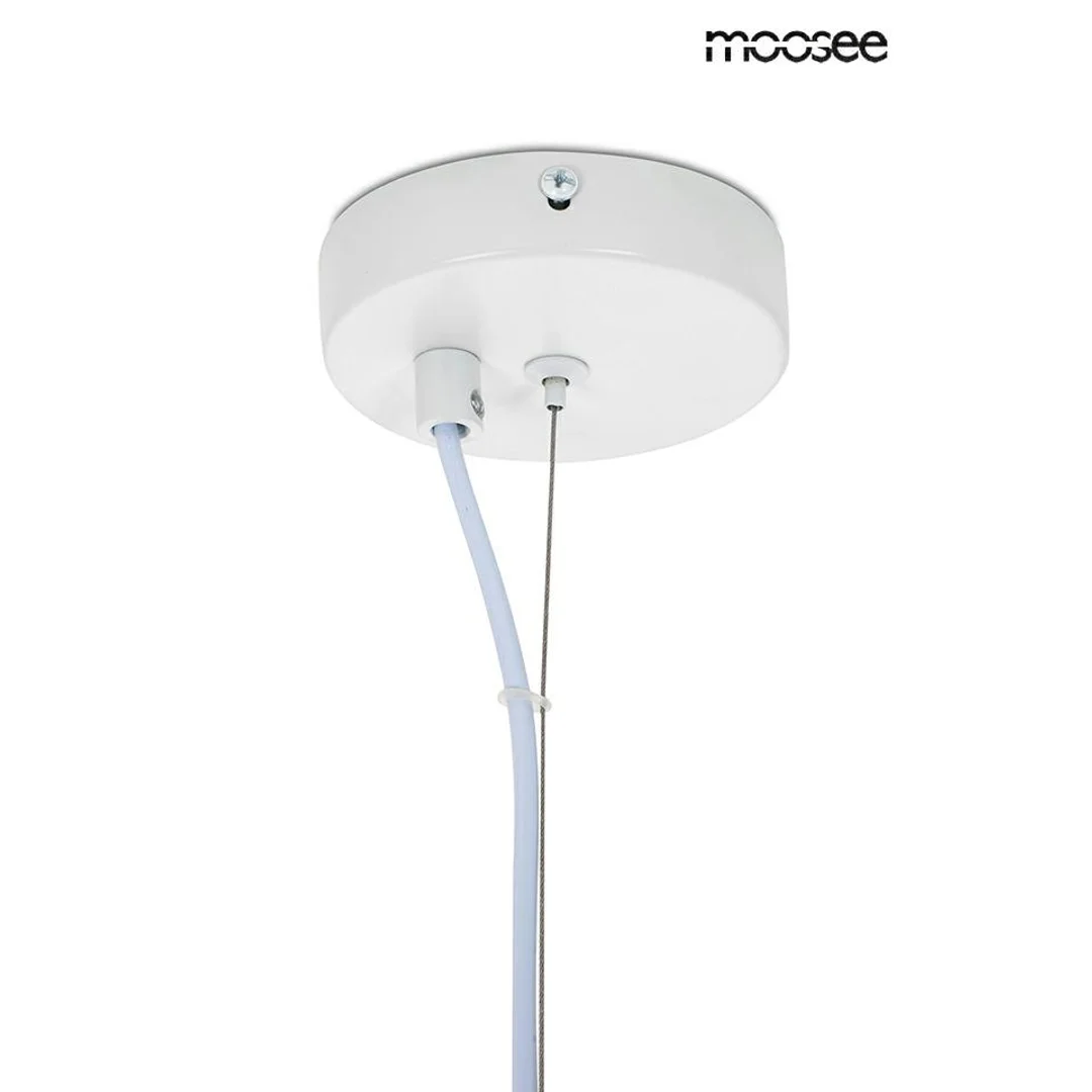 MOOSEE lampa wisząca NEST 40 biała — zdjęcie 5