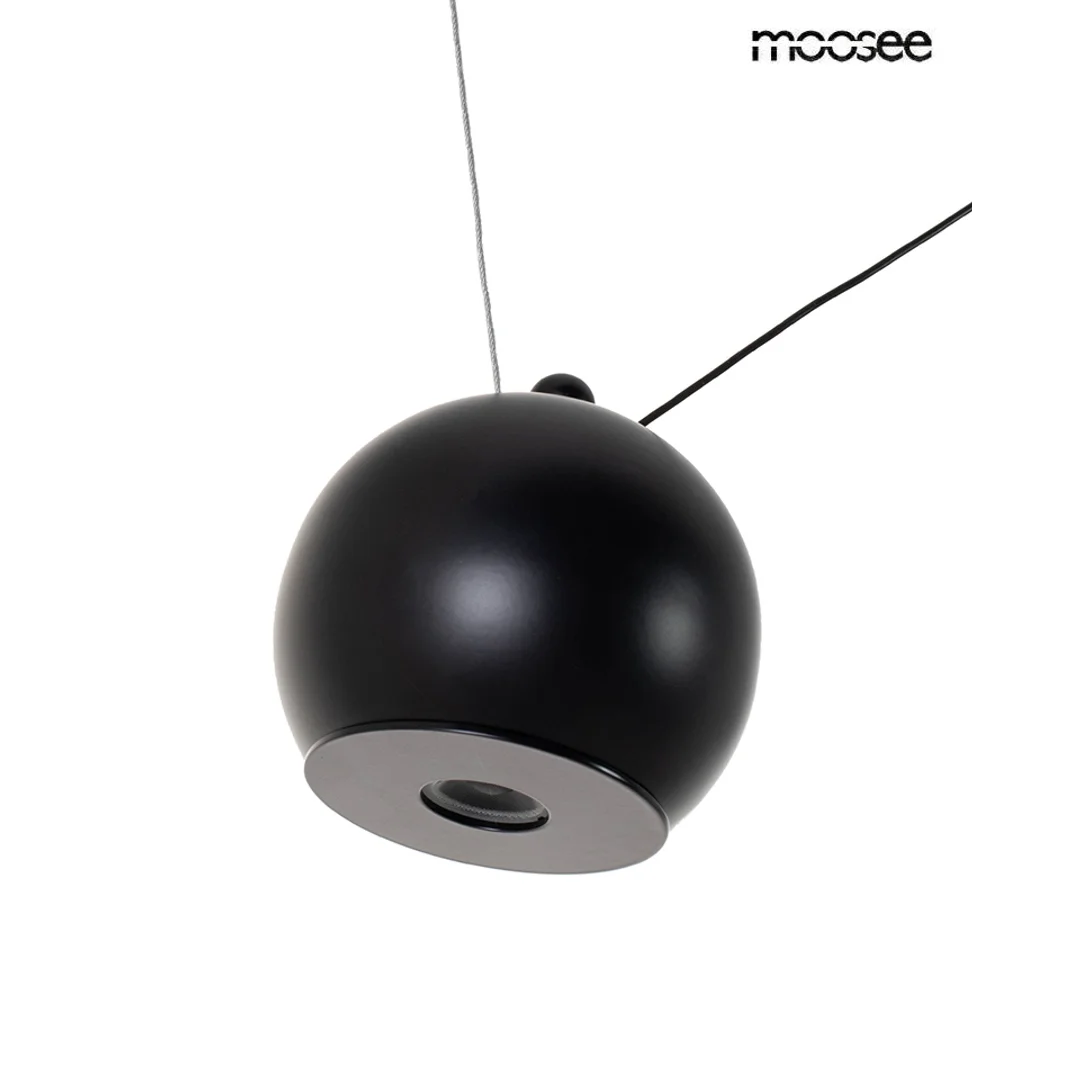 MOOSEE lampa wisząca OCTO 5 czarna — zdjęcie 3