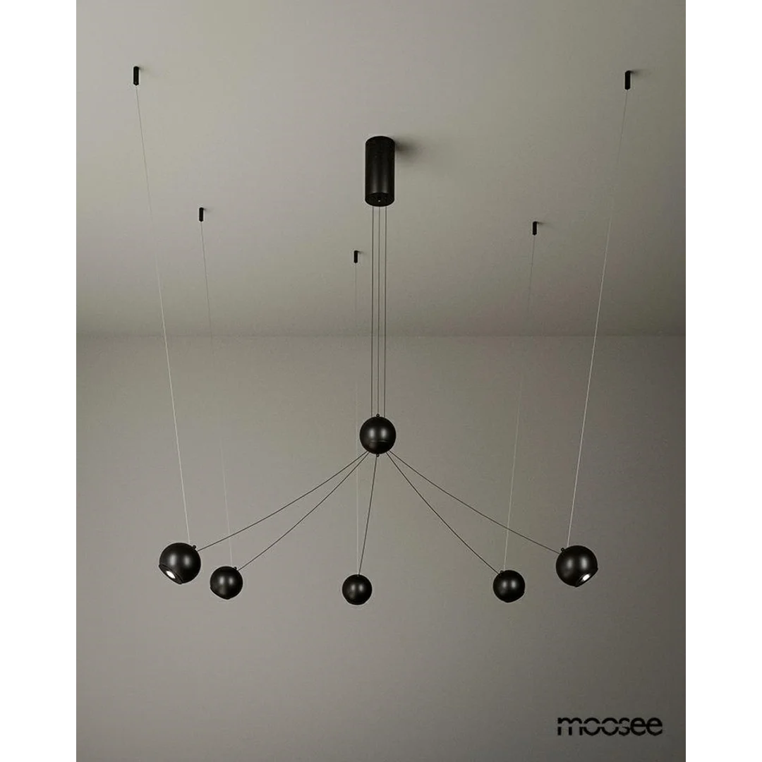 MOOSEE lampa wisząca OCTO 5 czarna — zdjęcie 8