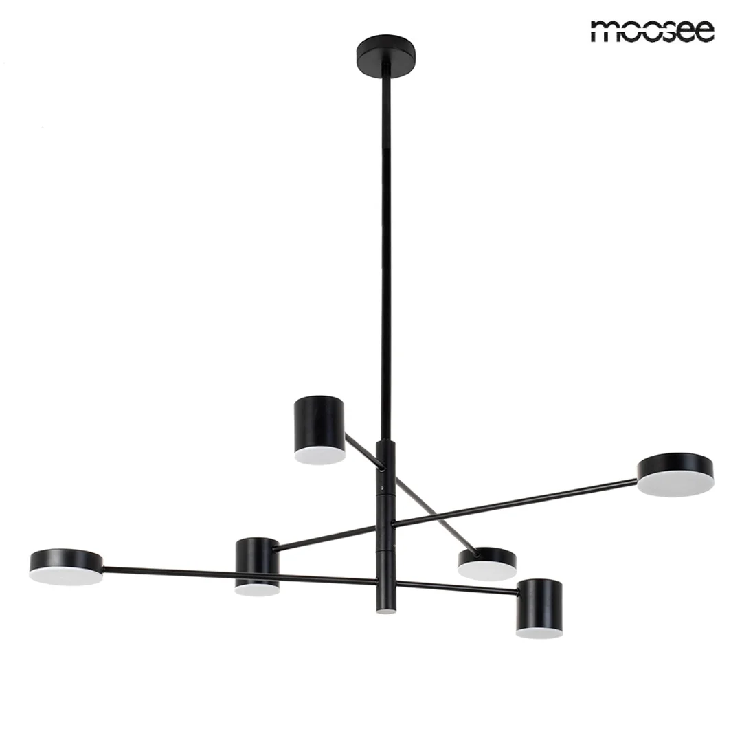 MOOSEE lampa wisząca PIAZETTA czarna — zdjęcie 2