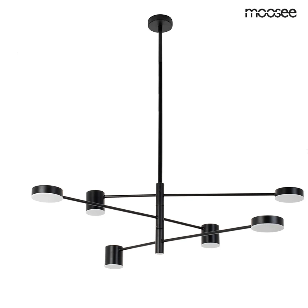 MOOSEE lampa wisząca PIAZETTA czarna — zdjęcie 3