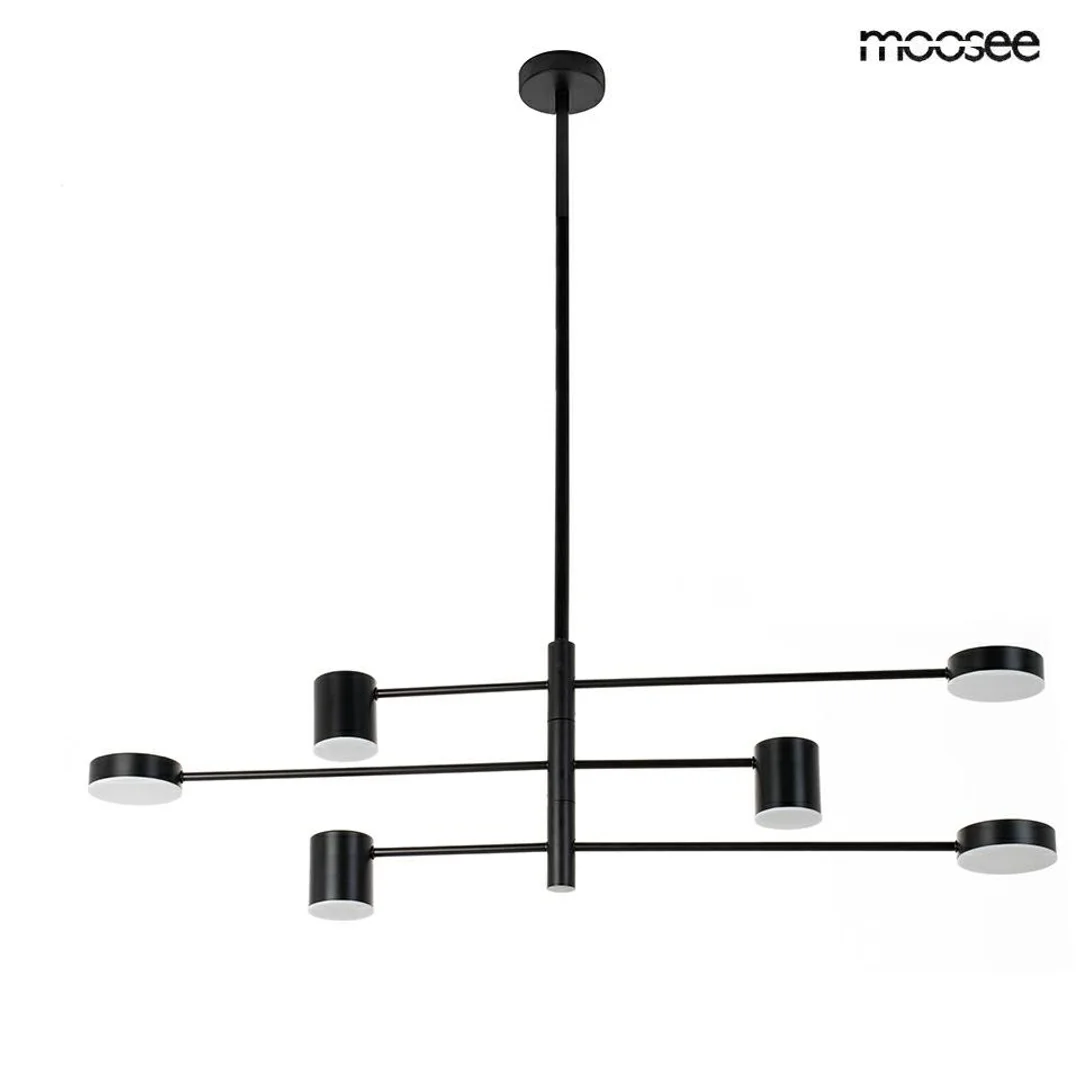MOOSEE lampa wisząca PIAZETTA czarna — zdjęcie 4