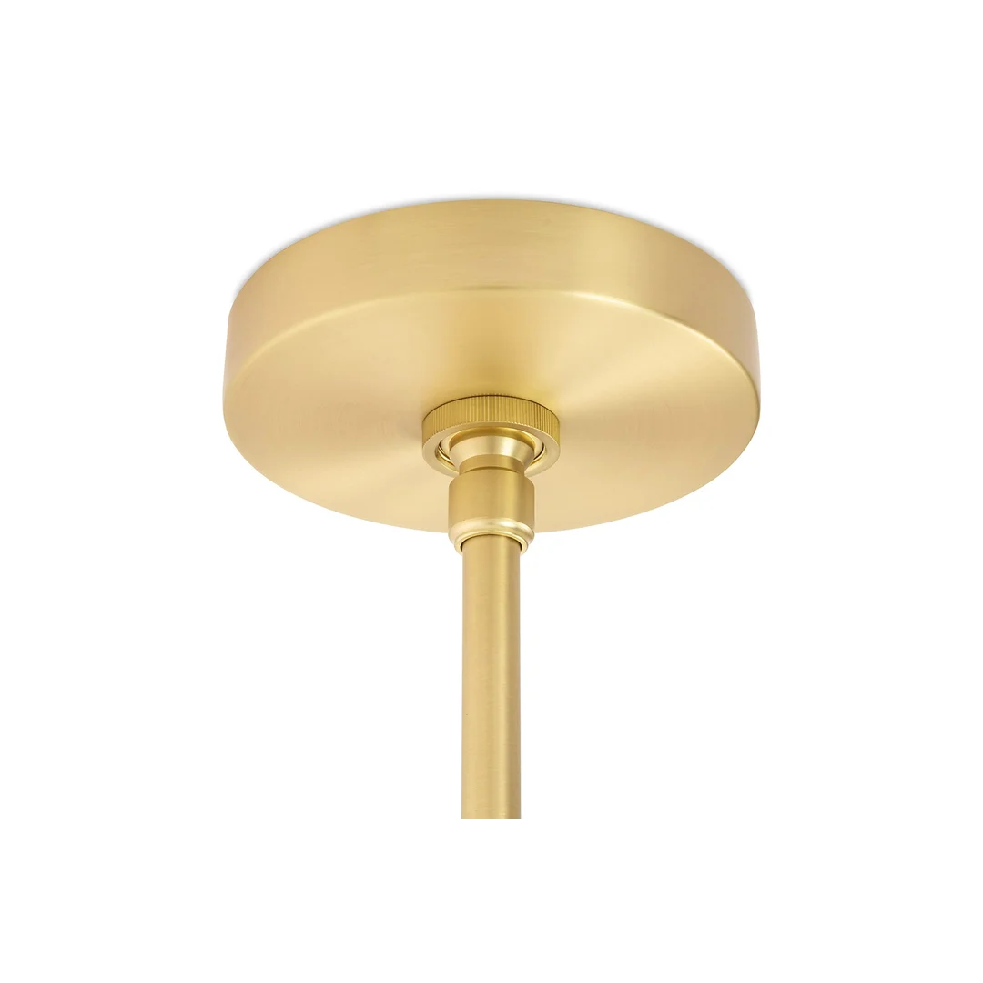 MOOSEE lampa wisząca PLANETARIO 15 GOLD złota - klosze szronione — zdjęcie 5