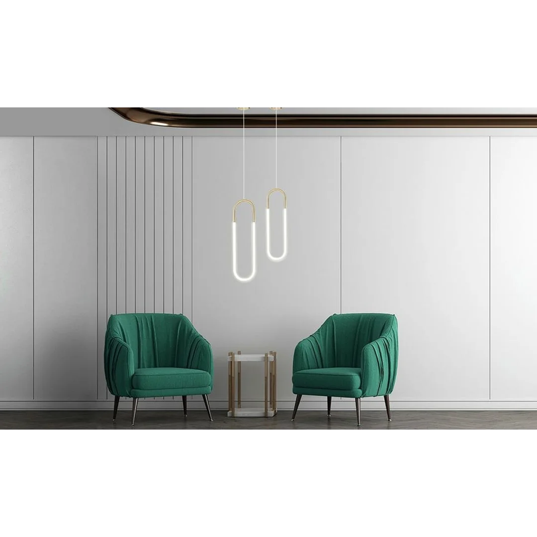 MOOSEE lampa wisząca PUZO L złota — zdjęcie 8