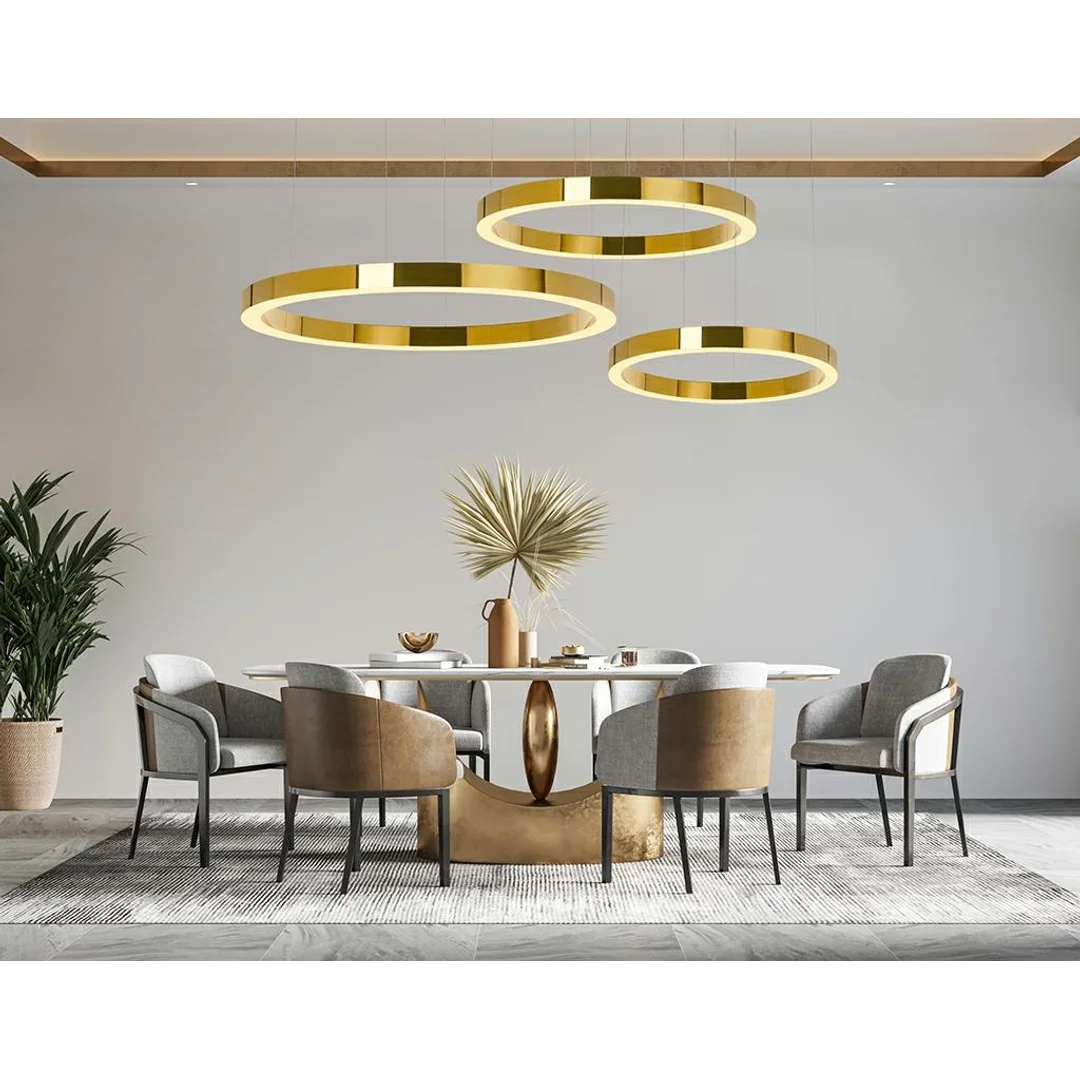 MOOSEE lampa wisząca RING LUXURY 70 złota — zdjęcie 5