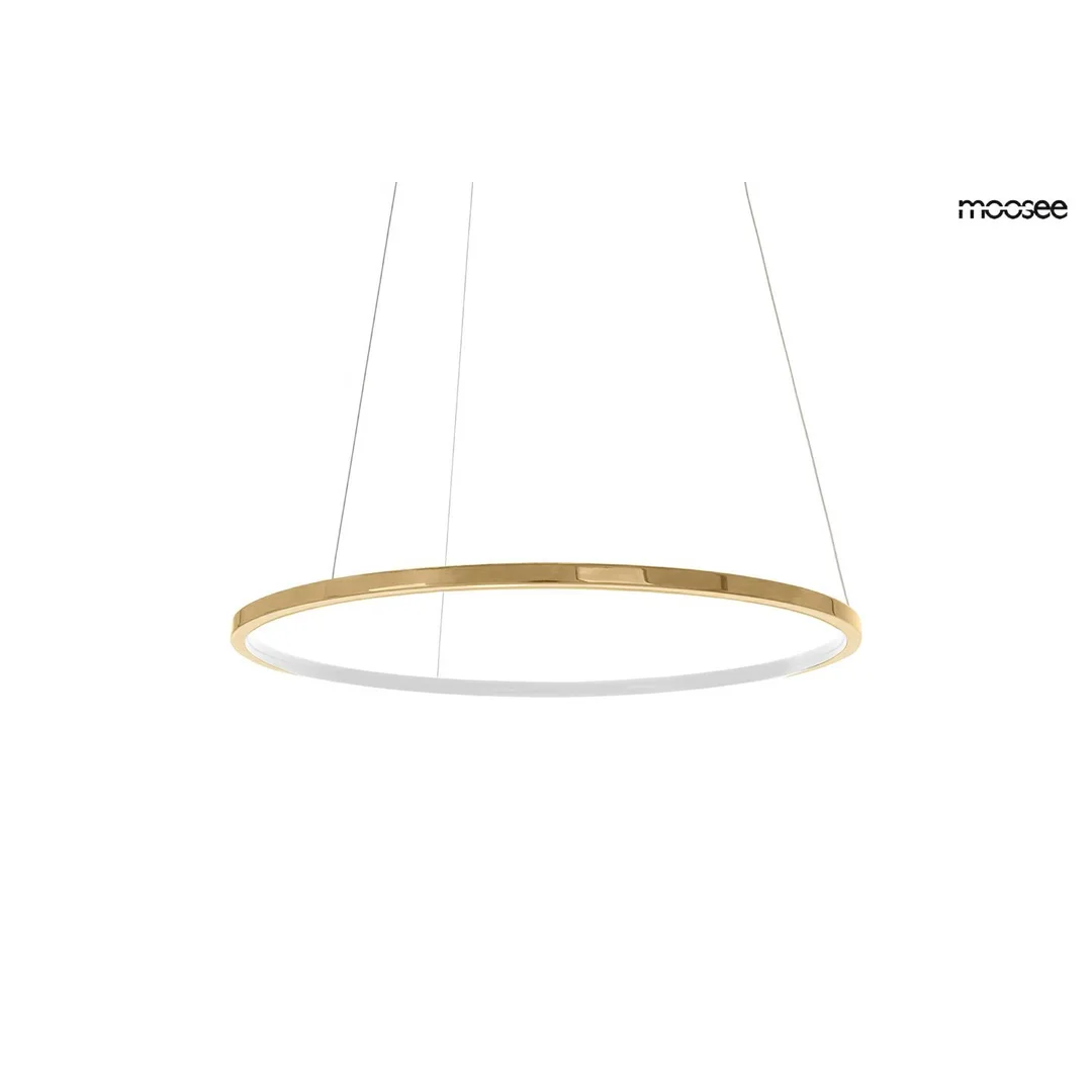 MOOSEE lampa wisząca RING SLIM 40 złota — zdjęcie 2
