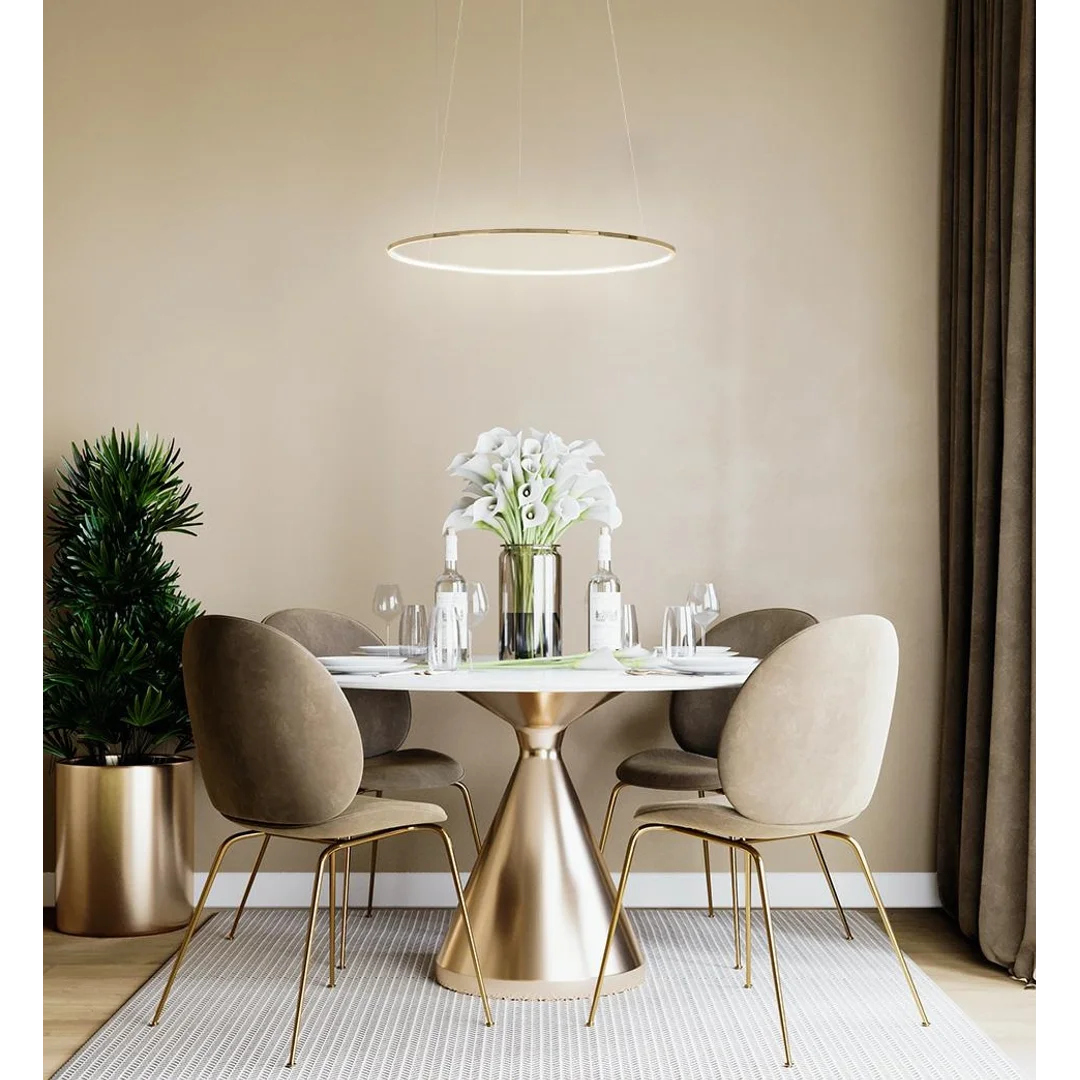 MOOSEE lampa wisząca RING SLIM 40 złota — zdjęcie 9