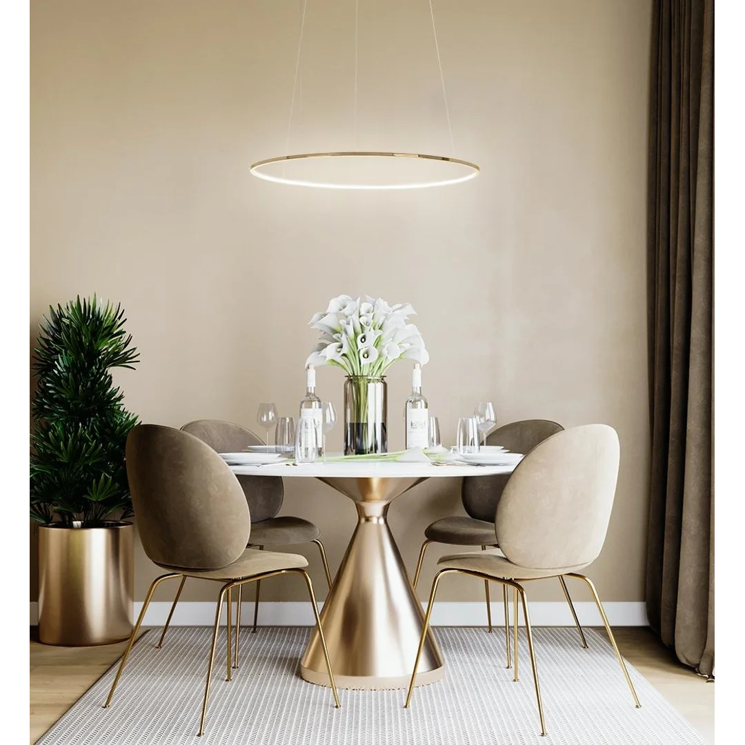 MOOSEE lampa wisząca RING SLIM 60 złota — zdjęcie 9