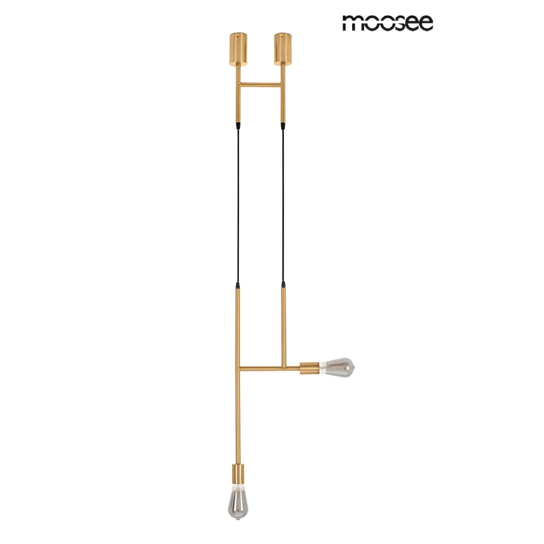 MOOSEE lampa wisząca RIVA 2 złota — zdjęcie 4