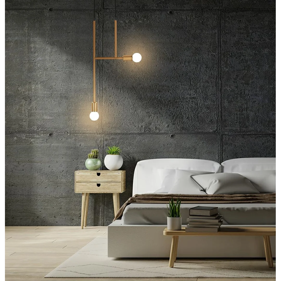 MOOSEE lampa wisząca RIVA 2 złota — zdjęcie 10