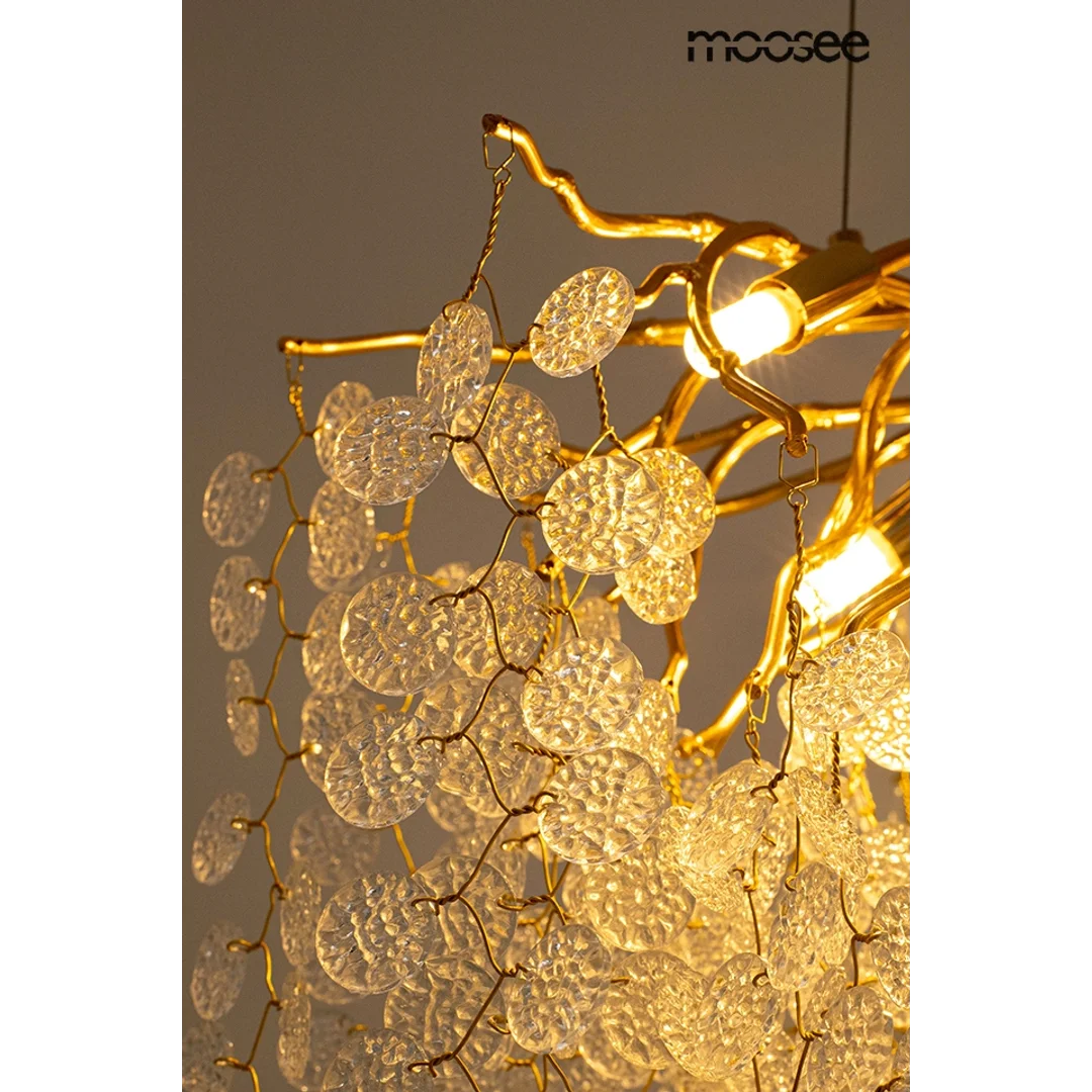 MOOSEE lampa wisząca RIVIERA 60 złota / clear — zdjęcie 4