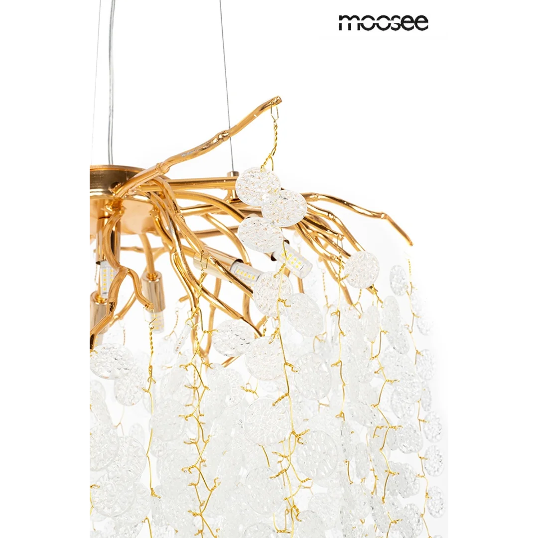 MOOSEE lampa wisząca RIVIERA 60 złota / clear — zdjęcie 5