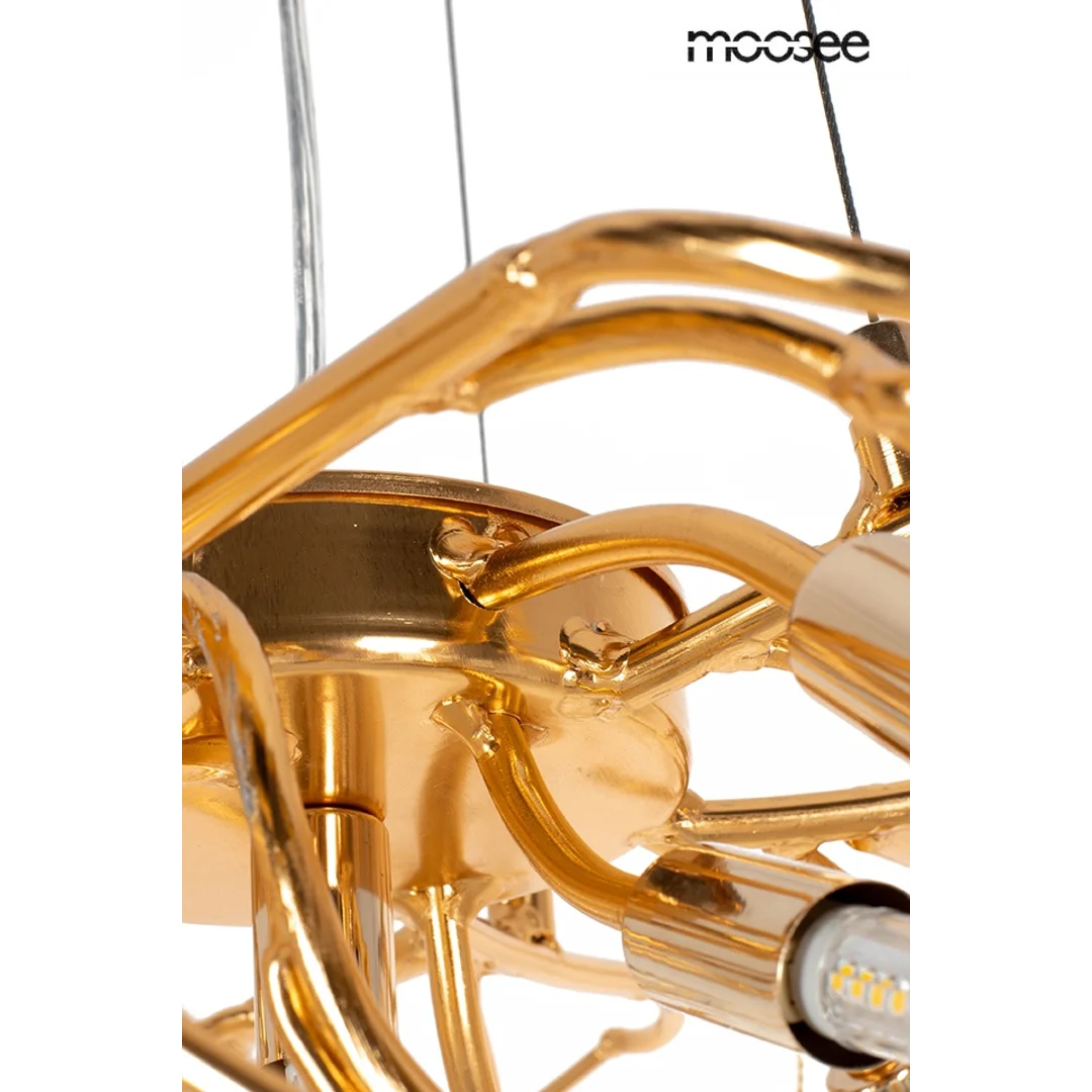 MOOSEE lampa wisząca RIVIERA 60 złota / clear — zdjęcie 7