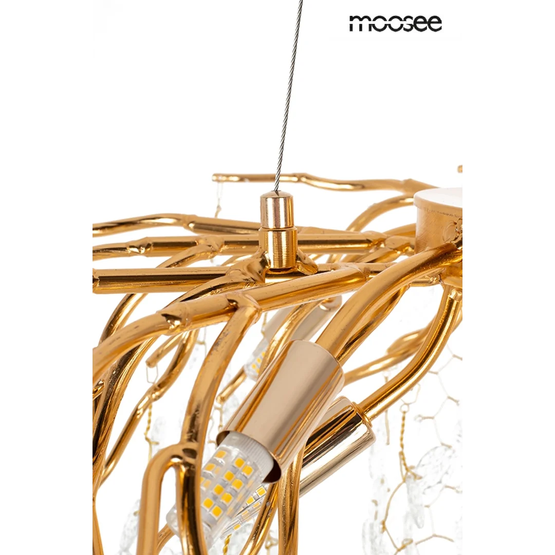 MOOSEE lampa wisząca RIVIERA 60 złota / clear — zdjęcie 9