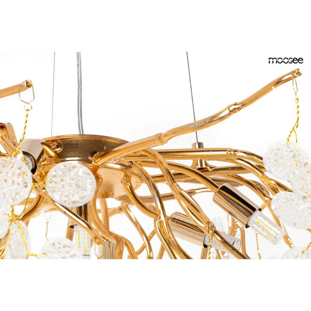 MOOSEE lampa wisząca RIVIERA 80 złota / clear — zdjęcie 6