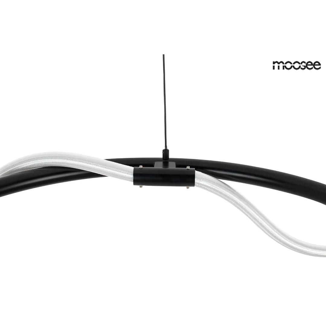 MOOSEE lampa wisząca SERPIENTE 60 czarna — zdjęcie 5