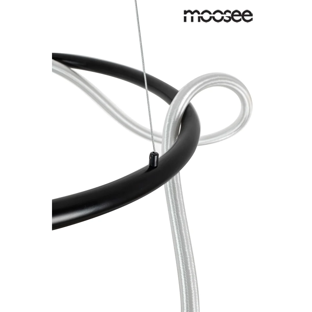 MOOSEE lampa wisząca SERPIENTE 60 czarna — zdjęcie 6