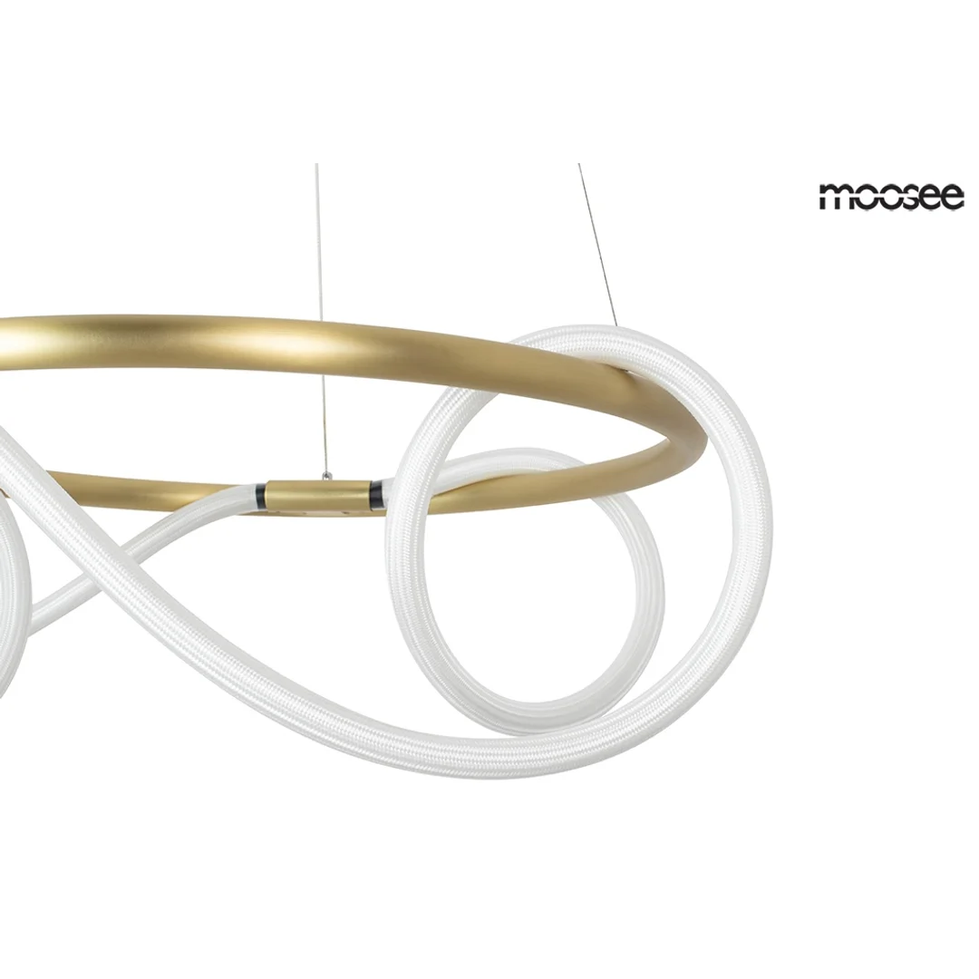 MOOSEE lampa wisząca SERPIENTE 60 złota — zdjęcie 3