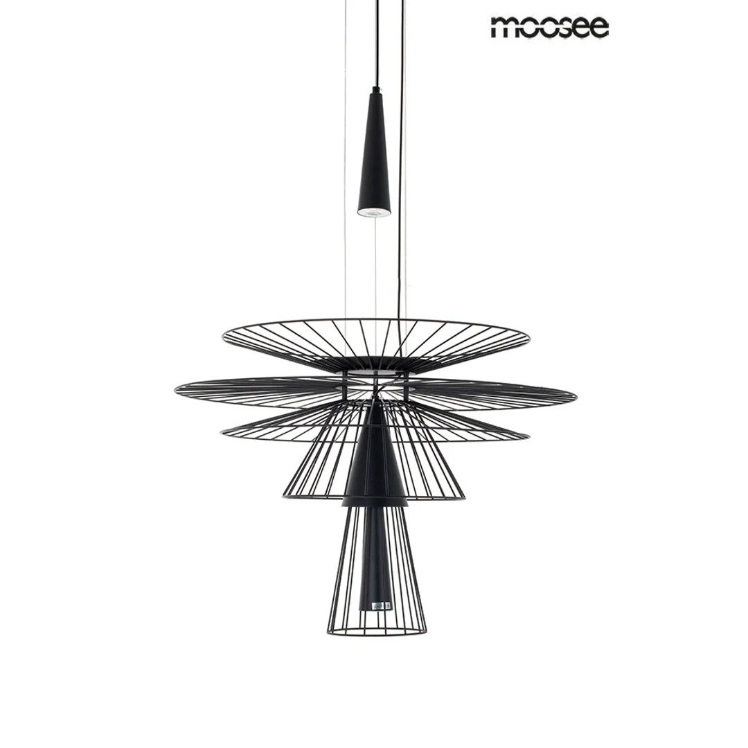 MOOSEE lampa wisząca SESTO czarna — zdjęcie 3