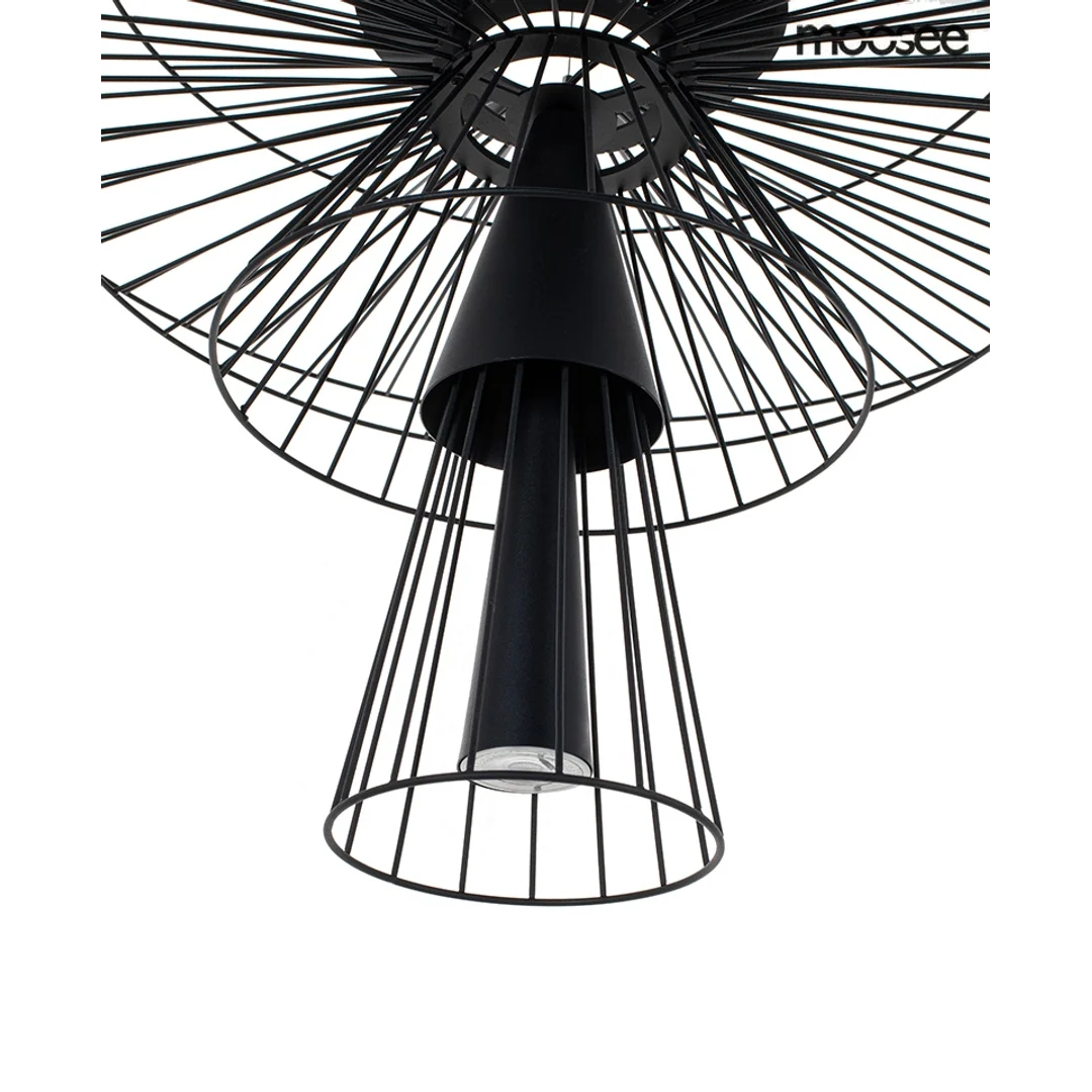 MOOSEE lampa wisząca SESTO czarna — zdjęcie 4