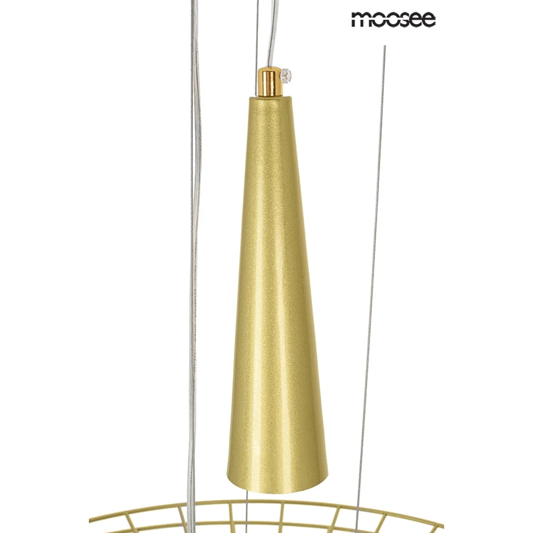 MOOSEE lampa wisząca SESTO złota — zdjęcie 11